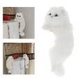 thumbnail image 1 of Juguetes de peluche, muñecos de , juguetes de peluche, almohada suave pa mascotas, 30 cm, simulación de gato, modelo de animal, decoraciones Blanco derecho Colco muñeca de gato para niños, 1 of 8