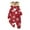 QZZ295-Red, variant on Meichang Matching Family Christmas Pajamas Hooded Onesie Long Sleeve Jumpsuit with Christmas Print Cozy Sleepwear for All