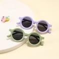 thumbnail image 2 of Gafas de sol polarizadas de silicona con montura redonda y protección UV para niños, JC113, 2 of 6
