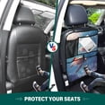 thumbnail image 6 of Car Back Seat Organizer 2 Pack Antique Nylon Fabric Thickened Waterproof Foot Mat Suitable For Various Types Of Vehicles Two Cute Turtles, 6 of 7