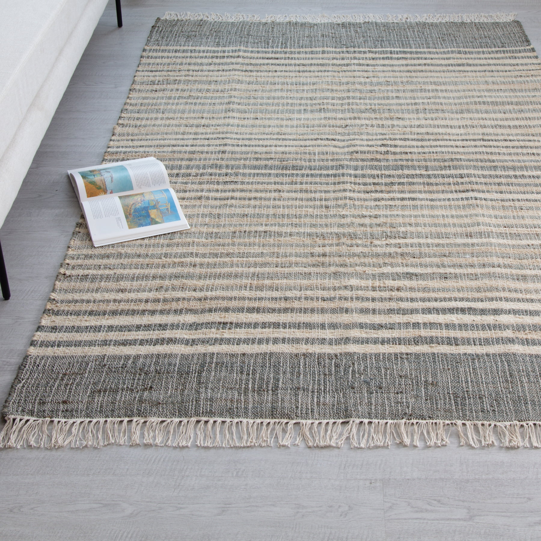 Anji Mountain Bohemian Hand-Made Area Rug, 48 in x 72 in