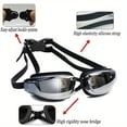 thumbnail image 3 of Lunettes de Natation HD Étanches Antibuée Lunettes de Natation Protection UV Bande Ajustable, 3 of 5