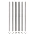 thumbnail image 1 of Unique Bargains 6Pack M6 x 300mm Fully Threaded Rod w 6Pack Hex Nuts, 1mm Pitch 304 Stainless Steel Right Hand Threaded Rod, 1 of 6