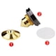 thumbnail image 4 of Picos para altavoces, soportes para altavoces, aislamiento de tocadiscos para amplificadores de subwoofer de audio Aleación de oro, 4 of 9