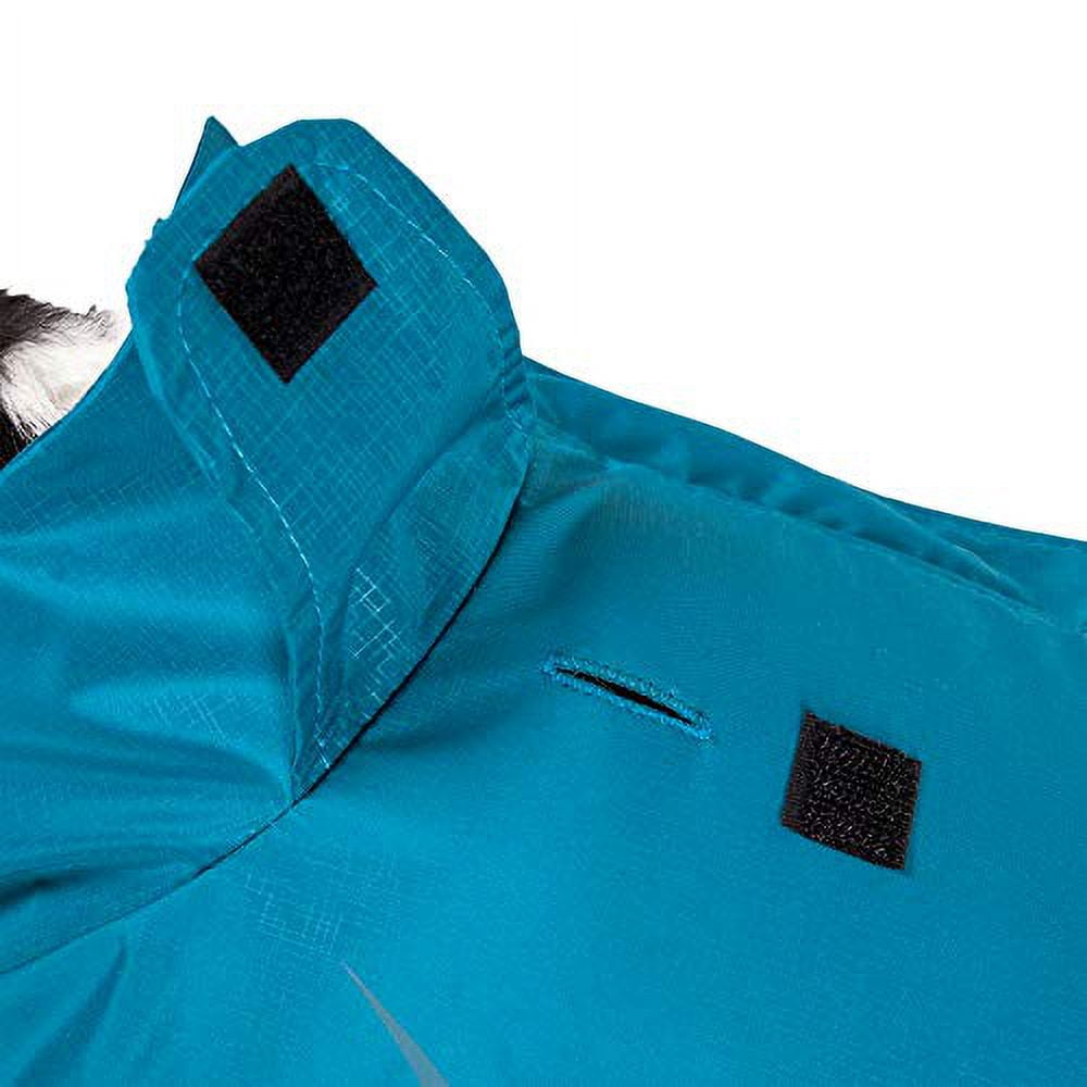 Helios Blizzard Blue Charcoal Adjustable Full Bodied 3M Reflective Dog Jacket
