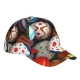 thumbnail image 3 of Disketp Easter Egg Print Baseball Caps For Outdoor Sports Fashion Casual Outdoor Caps Men Women, 3 of 8