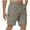 Gray, variant on Wyobmus Men's Hiking Cargo Shorts Drawstring Elastic Waist Outdoor Loose Fit Sport Shorts Jogger Sweatshorts With Multi Pocket Olive Green