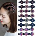 thumbnail image 4 of Pinza para el pelo Positivte3c, pinza para el pelo trenzada Positivte, pinzas para el pelo trenzadas con piedras de cristal brillantes, pinza para el pelo trenzada, pinzas para el pelo con diamantes d, 4 of 6