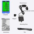 thumbnail image 5 of （black）Bicycle Code Meter Wired Large Touch Screen Bicycle Timer, 5 of 5