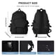thumbnail image 2 of Mochila escolar coowoz impermeable ligera negra 20L, 2 of 7