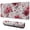 Pioneer Flower Floral-1, variant on Long Mouse Pads for Desk,Pioneer Flower Floral Print Pattern Desk Mats on Top Of Desks, Desk Mouse Pad Extra Large with 3mm Non-Slip Base and Stitched Edge for Gaming,Office,Work,Home 31.5"x11.8"