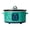 Green, variant on Bluebow 6QT Slow Cooker, Stoneware Crock Removable Pot, 3 Heat Settings, Non-Stick, Auto Keep Warm, Stainless Steel