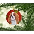thumbnail image 2 of Carolines Treasures SC9434-CO1 Cavalier Spaniel Flocons de Neige Rouges Ornement en Céramique de Noël, 2 of 2
