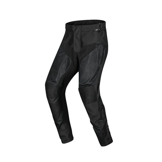 Pantalones de cicleta Pantalones protectores de Knight Gear Malla transpirable ajustable sobre pantalones de cicleta para deportes de carreras de cross Negro M