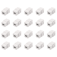 thumbnail image 1 of USB 3.1 Tipo C Keystone A Jack Acoplador Inserta Puerto Enchufe () Blanco, 1 of 6