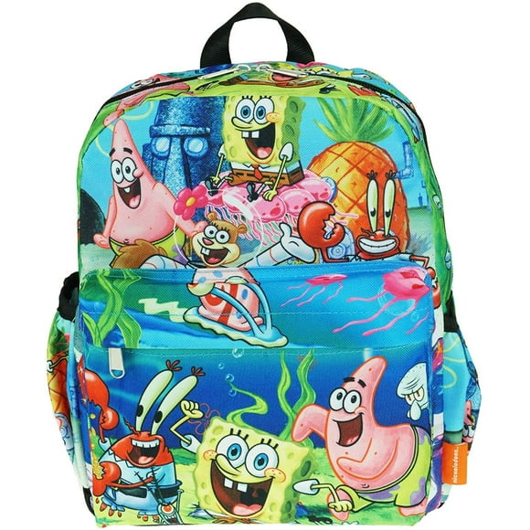 SpongeBob Sac à Dos Imprimé de Luxe 12 Pouces - A21204