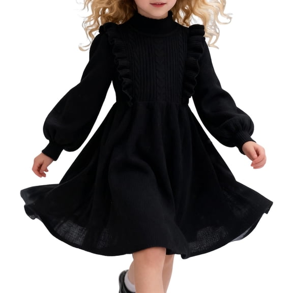 LNMQLPDBS Princess Gown Dress with Built in Shapewear Plus Size Formal Dresses Kids Clothes Girls Size 7-8 Girls Christmas Clothes Neutral Baby, Black 5-6 Years