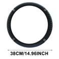 thumbnail image 2 of Steering Wheel Cover Protector for Cars - Bling Rhinestone Design Durable PU Leather Universal Fit for 37-38cm Wheels Enhances Your Driving Experience, 2 of 7