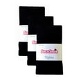 thumbnail image 2 of 3 Pair Multipack Womens Coloured Opaque 80 Denier Tights | Sock Snob | Plain Block Colour Tights, 2 of 2