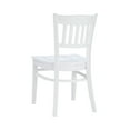 thumbnail image 5 of Linon Ashfield Dining Chairs, Set of 2, White Finish, 5 of 9