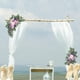 thumbnail image 3 of Arco de boda, flores, señal de de bienvenida, arreglo floral, botín de flores artificiales para puerta delantera, adorno de pared de boda, 3 of 7