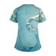 thumbnail image 3 of Fiudx Ofertas Flash Del Día Blusa de Manga Corta con Estampado de Moda para Mujer, Camiseta con Cuello En V, Tops Informales con Bolsillos, 3 of 3