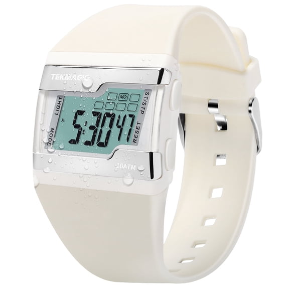 Digital Swimming Diving Wristwatch 10 ATM Waterproof with Multiple Functions of Lap Stopwatch, Alarm Clock, Calendar and Backlight