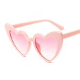 thumbnail image 1 of Women Vintage Heart Shaped Sunglasses Anti-glare Sun Blocking Glasses For Women Girl(rose A), 1 of 4