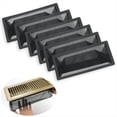 thumbnail image 2 of Floor Register Trap, AirVent Filter Mesh Catcher, Vent Screen Net Keeps Bugs, Coins, Pet Hair, Food Out (4x10In/6Pack),6 * Floor Register Trap,Black, 2 of 8