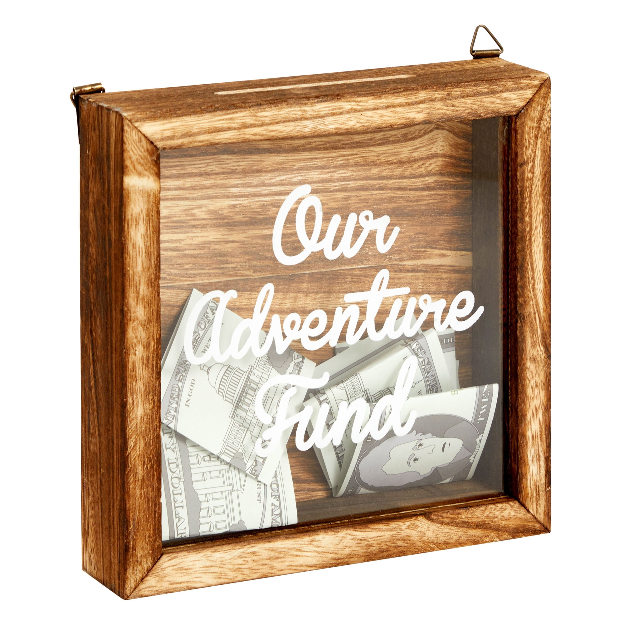 Photo Printed Adventure Fund Wooden Money Box