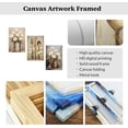 thumbnail image 5 of ZHONGYUTONG 3 Piece Canvas Wall Art for Kitchen Farmhouse Flowers Painting Retro Fork Knife Spoon Pictures Print Kitchenware Artwork for Dining Room Restaurant Framed (11.00" x 14.00" x 3PCS), 5 of 5