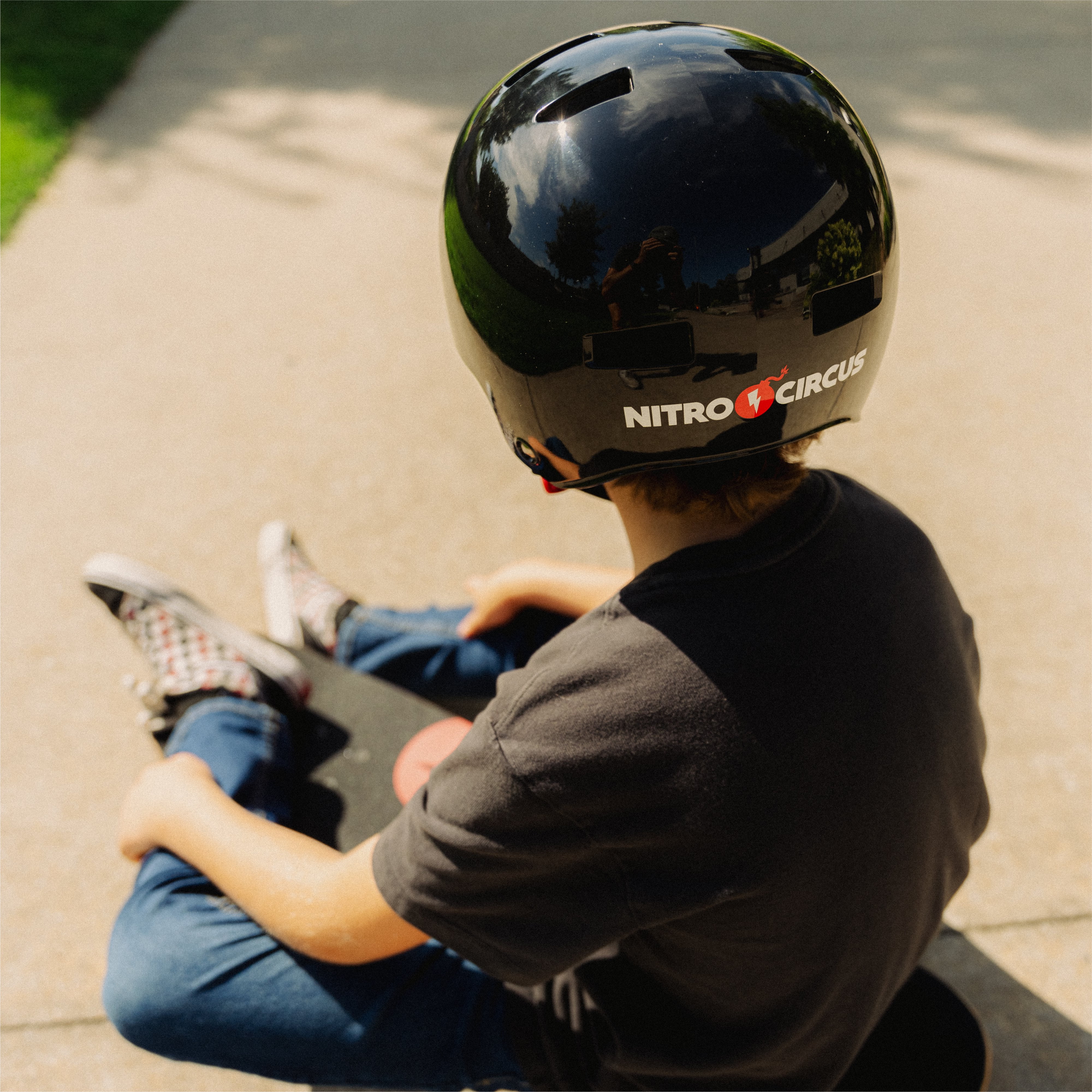 Hyper Bicycles Nitro Circus Helmet, Children Ages 8+, Black