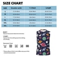 thumbnail image 5 of Lsque Rocket Satellite Print Men's Cotton Blend Sleeveless Muscle Shirts (S-3XL)- Moisture Wicking, Odor Protection, UPF 30+,, 5 of 8