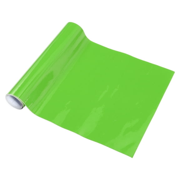 Unique Bargains Bright Green Protective Car Wrap Film 0.65ft x 5ft Exterior Interior Vinyl Wrap Cover 5.5mil 1 Pc Universal