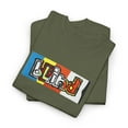 thumbnail image 3 of Blind OG Ripped Skateboard 90s 00s Vintage Classic T Shirt Design Print - Military Green / L, 3 of 5