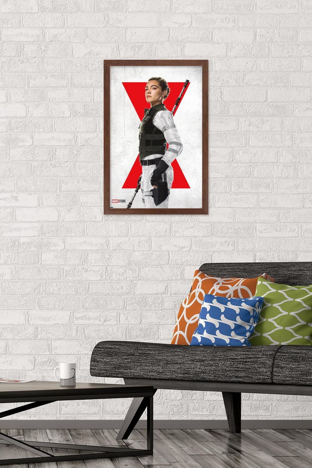 Marvel Black Widow - Yelena One Sheet Wall Poster with Magnetic Frame, 22.375" x 34"