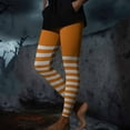 thumbnail image 6 of Qepwsc Halloween Graphic Women's Leggings Gym Stripe Printed Soft Stretchy Yoga Pants Workout Compressions Leggings Full Length Long Leggings S-XXXL, 6 of 9