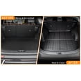 thumbnail image 5 of Bomely Liners, Odourless, Front And Trunk Floor Mats, Fits Toyota - Black 4 Pieces, 5 of 9