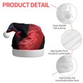 thumbnail image 6 of Cauagu Closeup Red Flamingo Portrait for Adult Christmas Hat,1-Pack Xmas Holiday Hat Santa Hat for Women & Men Festive Headwear Accessories Fit for Christmas/New Year/Party, 6 of 6