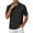 Black, variant on DGMIOCS Men's Fashion Polo Tanteasy Care Classic Collar Business Casual Blue XL