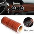 thumbnail image 2 of EZAUTO Gray Leather Grain Vinyl Wrap – Furniture & Car Wrap Sticker – Decal Sheet 2 of 5