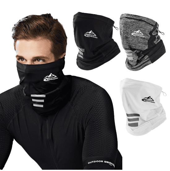 Outdoor Comfy Ice Silk Face Mask Neck Cover Balaclava Cycling Bike Wear Unisex 