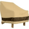 Classic Accessories Veranda Elite Patio Chair Cover, fits up to 20 Inch backrests, Beige