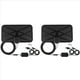 thumbnail image 1 of 2X Antena de TV de 25DB, Antena Interior Digital HD de Alcance de 1500 Millas Compatible con Antena HDTV para Interiores de Televisores 4K 1080P y Anteriores, 1 of 5