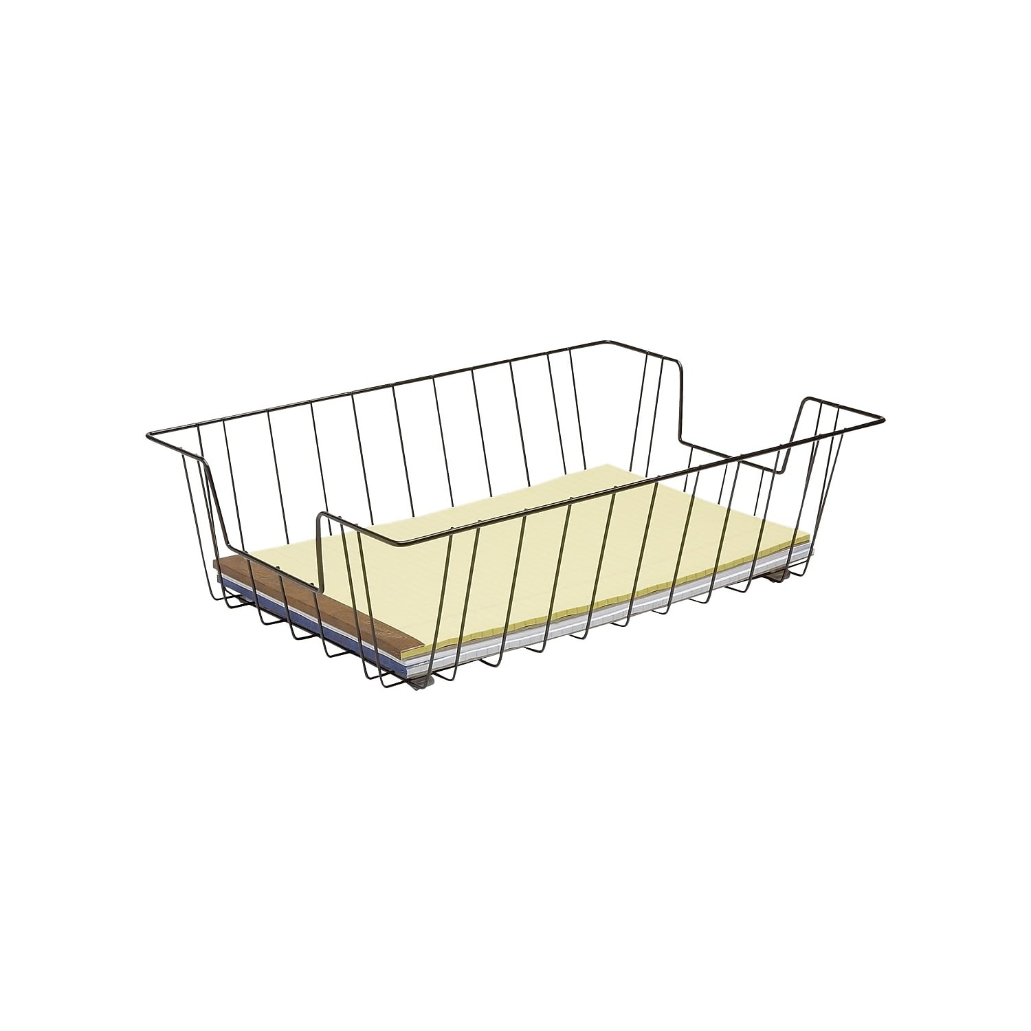 MyOfficeInnovations Front Loading Letter Tray Black Steel (10484-CC) 385909