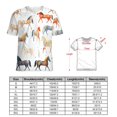 thumbnail image 2 of Cool Horse T-Shirt O Neck Retro Print Big Size T-Shirts Short Sleeve Tees Womens Pretty Design, 2 of 5