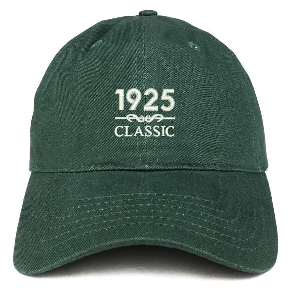 Trendy Apparel Shop Classic 1925 Embroidered Retro Soft Cotton Baseball