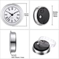 thumbnail image 3 of SDFGTstore Mini Clock Insert 2.4 Inch 61mm Round Quartz Clock Fit-up Movement Miniature Clock Roman Nume, 3 of 8
