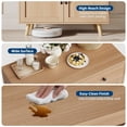 thumbnail image 2 of Sideboard Buffet Storage Cabinet – 2 Drawers & 4 Doors – Multi-Functional Accent Console Table – Coffee Bar Organizer for Living Room, Dining, Kitchen – Color: 2, 2 of 9