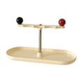 thumbnail image 1 of Estante para guardar llaves, organizador de joyas, bandeja decorativa moderna para escritorio, bandeja para guardar joyas, soporte para llaves en la amarillo, 1 of 8